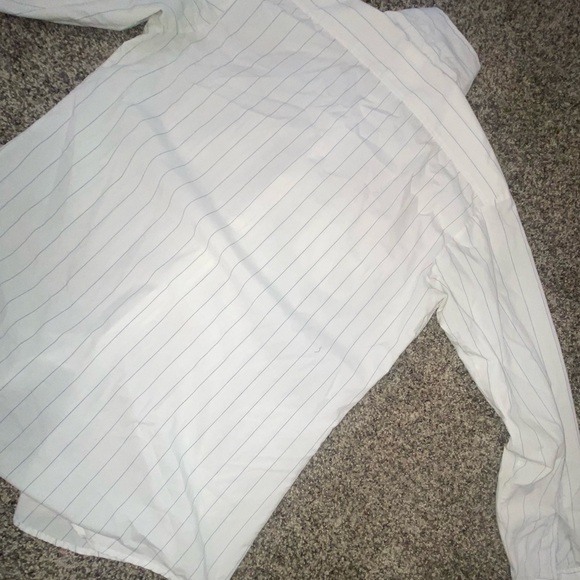 USPS BUTTON DOWN PINSTRIPE DRESS UNIFORM SHIRT - Picture 7 of 9